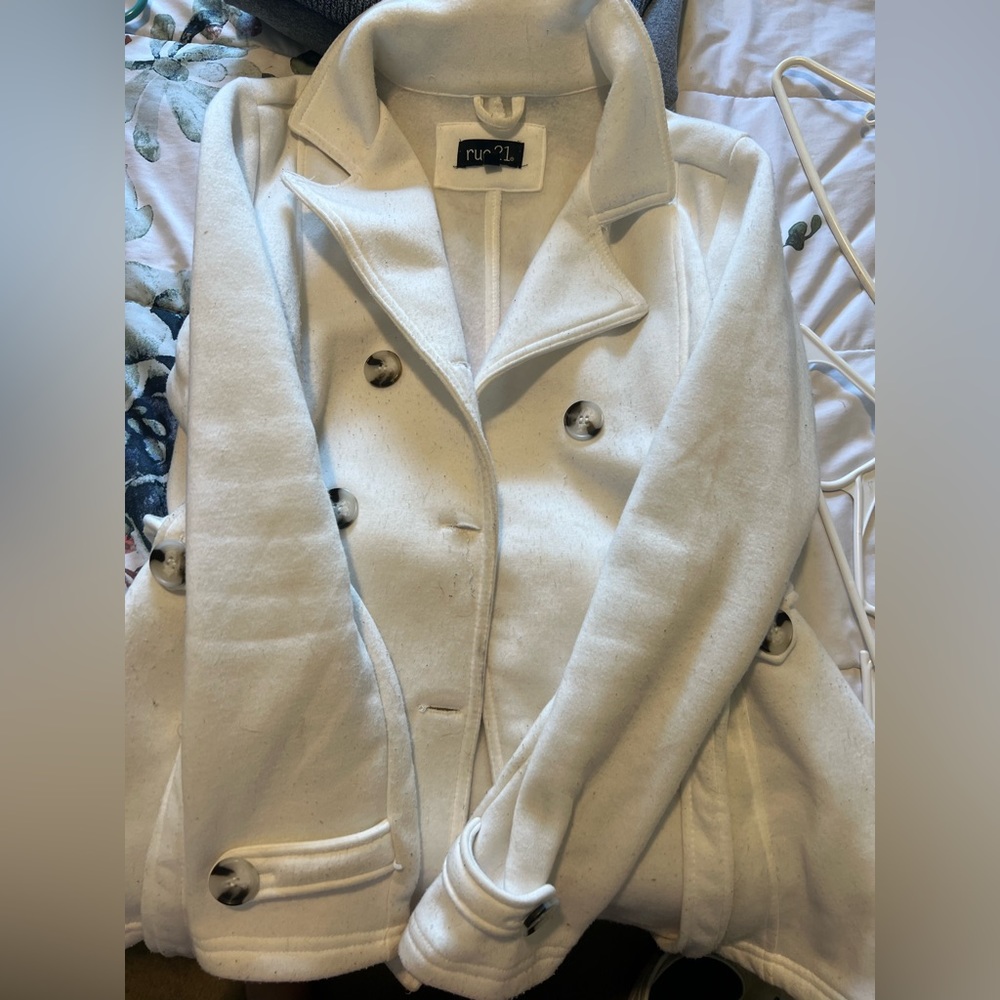 White trench coat
